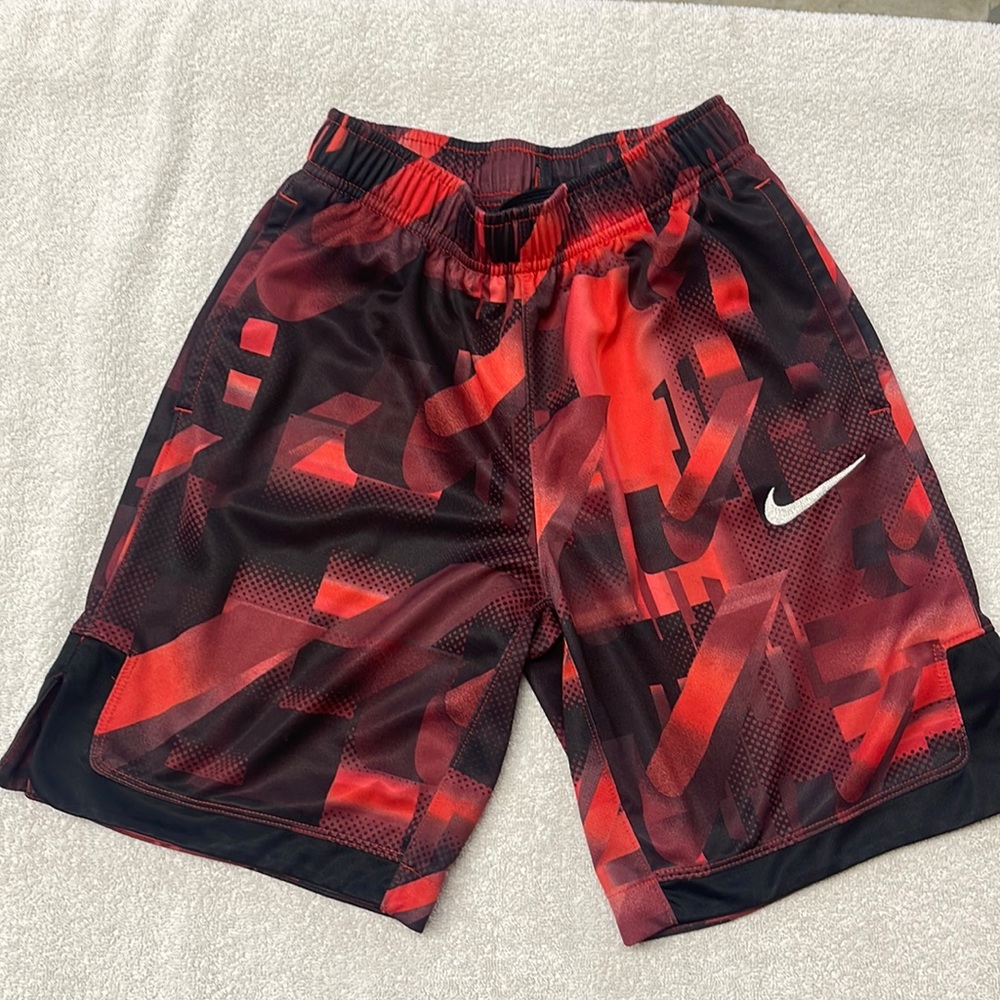 Nike Dri-Fit black and red shorts